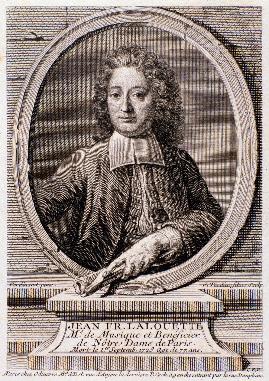 Portrait de Jean François Lalouette (1651-1728) compositeur et directeur anglais - Anonymous Anonymous