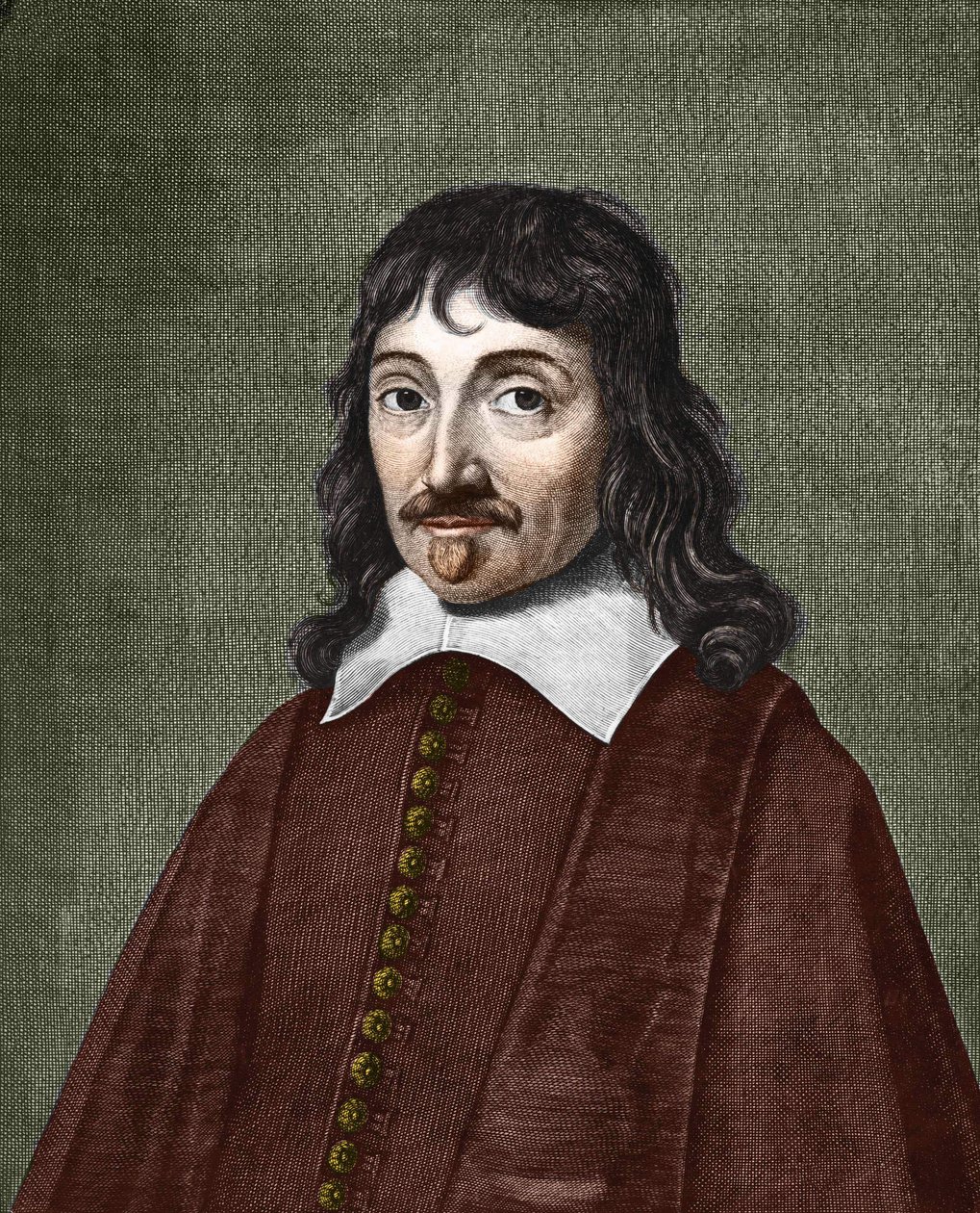 Portrait de René Descartes (1596-1650) - Anonymous Anonymous