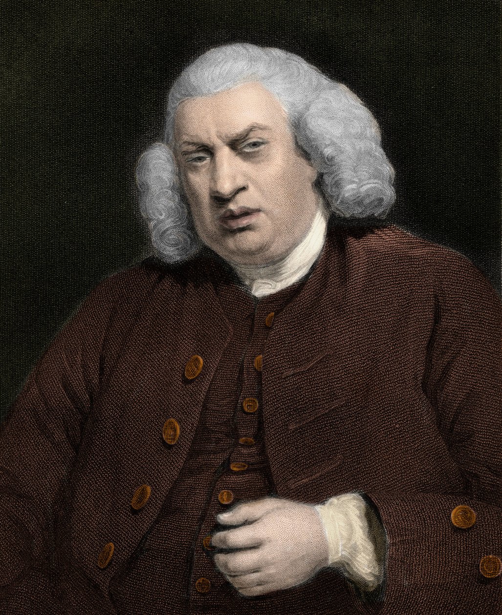 Portrait de Samuel Johnson (1709-1784), écrivain anglais - Anonymous Anonymous