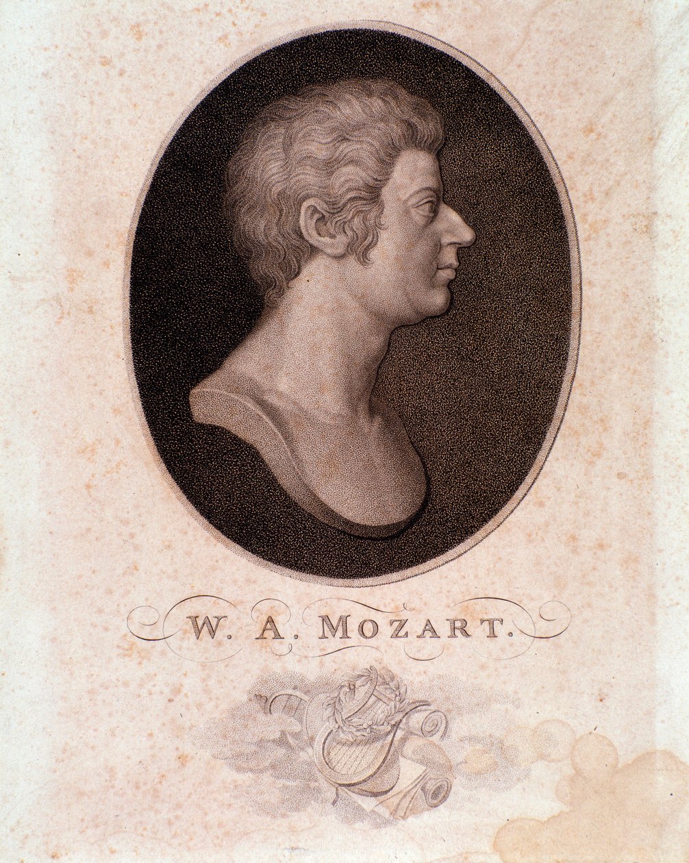 Portrait de Wolfgang Amadeus Mozart (gravure) - Anonymous Anonymous