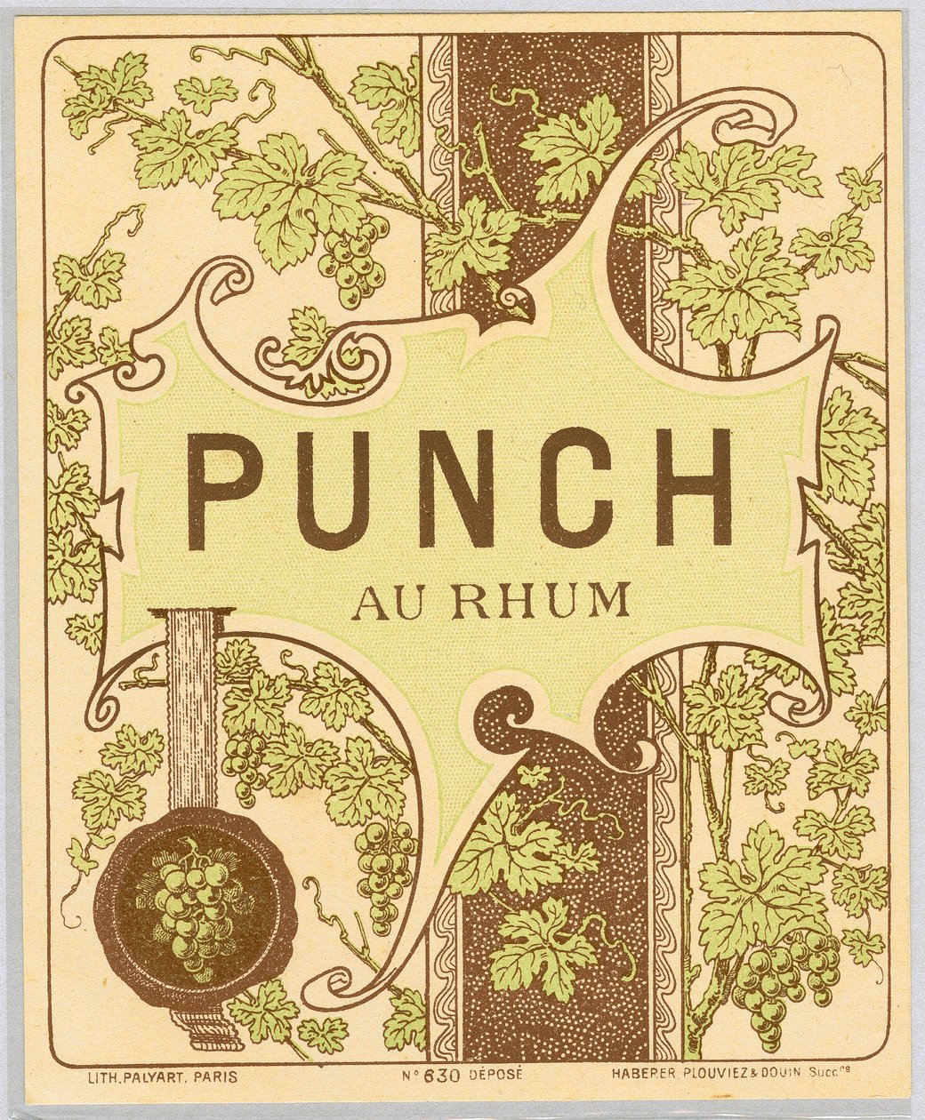 Publicité pour le punch au rhum (fin du 19e siècle) - Anonymous Anonymous