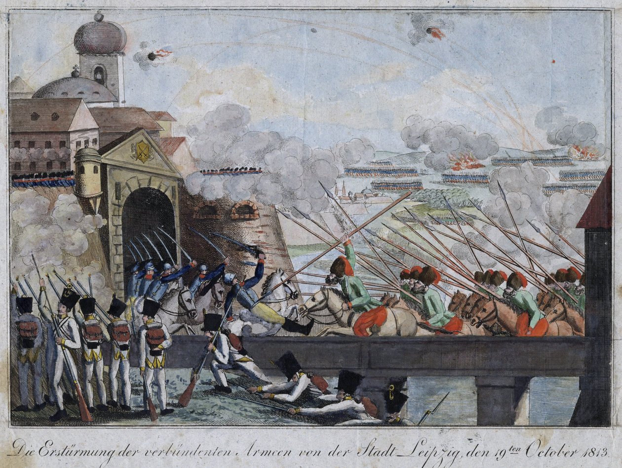 Prise de la ville de Leipzig par les troupes alliées - Anonymous Anonymous