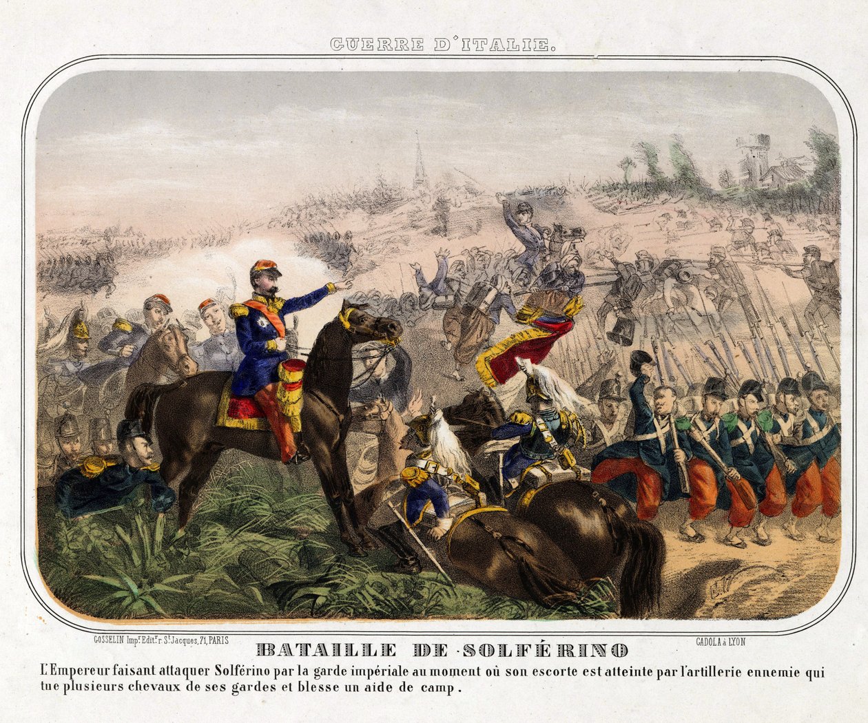 La bataille de Solférino (24 juin 1859) - Anonymous Anonymous
