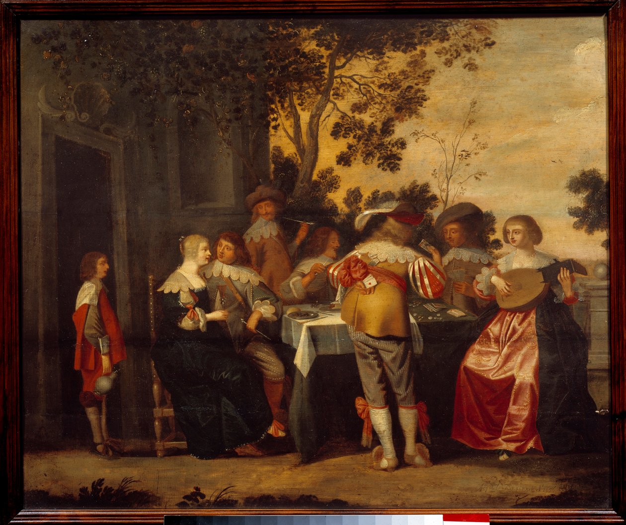 La scène galante - Anonymous Anonymous