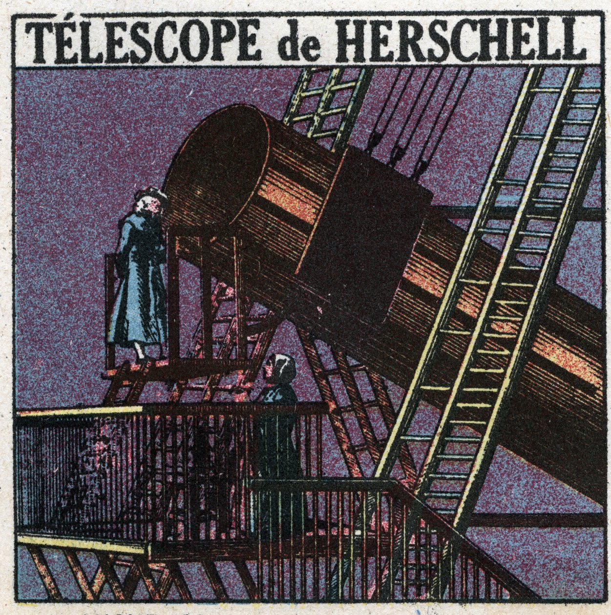 Les premiers instruments optiques : télescope de William Herschel (Friedrich Wilhelm Herschel) - Anonymous Anonymous