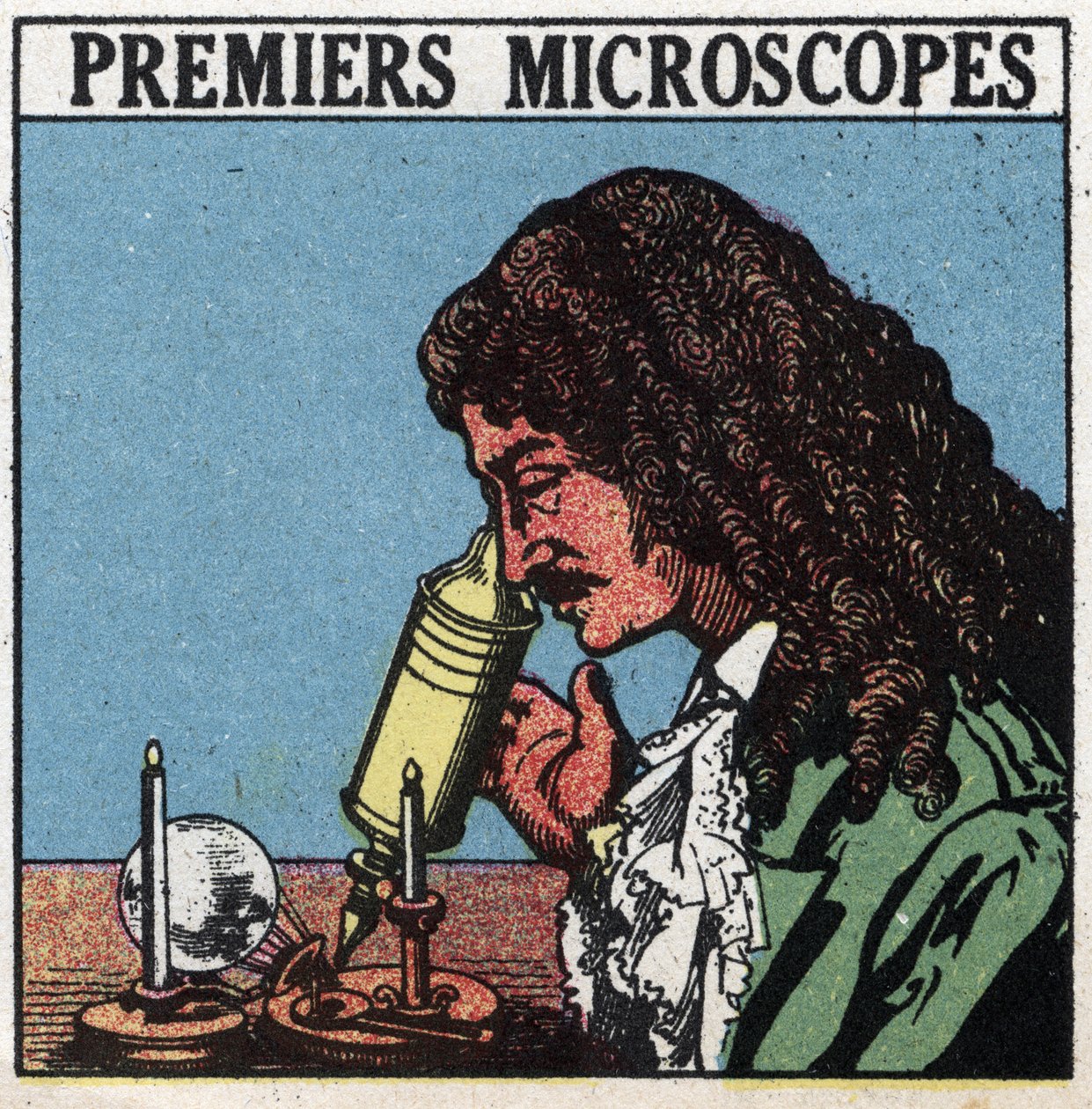 Les premiers instruments optiques : microscope utilisé à l