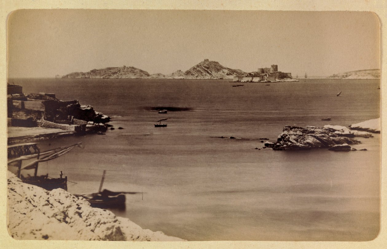 La ville de Marseille et ses environs vers 1885-1890 : le château d