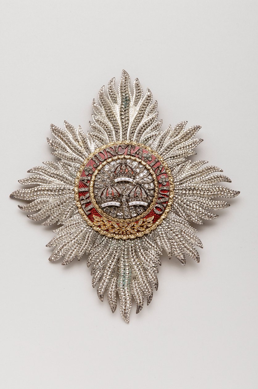 Ordre du Bain: plaque de chevalier appartenant à George IV (1762-1830), régent puis roi d