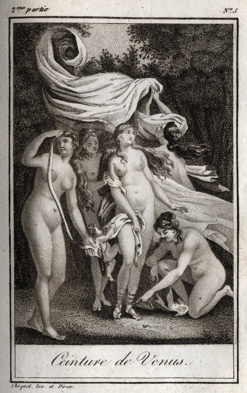 Ceinture de Vénus : Alors que la bataille continue à profiter aux Troyens, Junon utilise la ceinture de Vénus pour charmer Jupiter, et le sommeil pour l