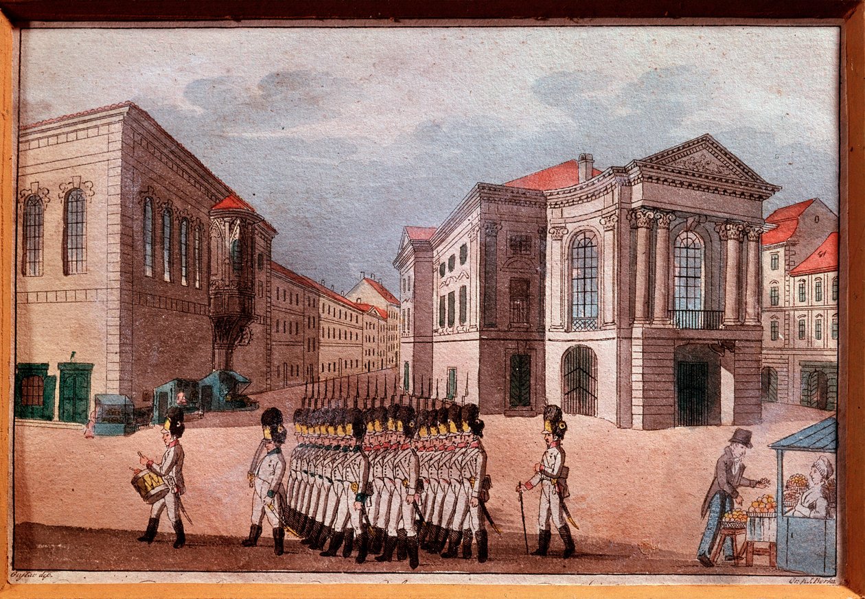 Vue du Théâtre National de Prague à l