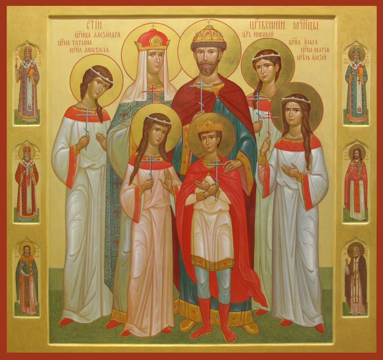 La famille tuée du Tsar Nicolas II, 2004-2007 - Anonymous Russian icon painter
