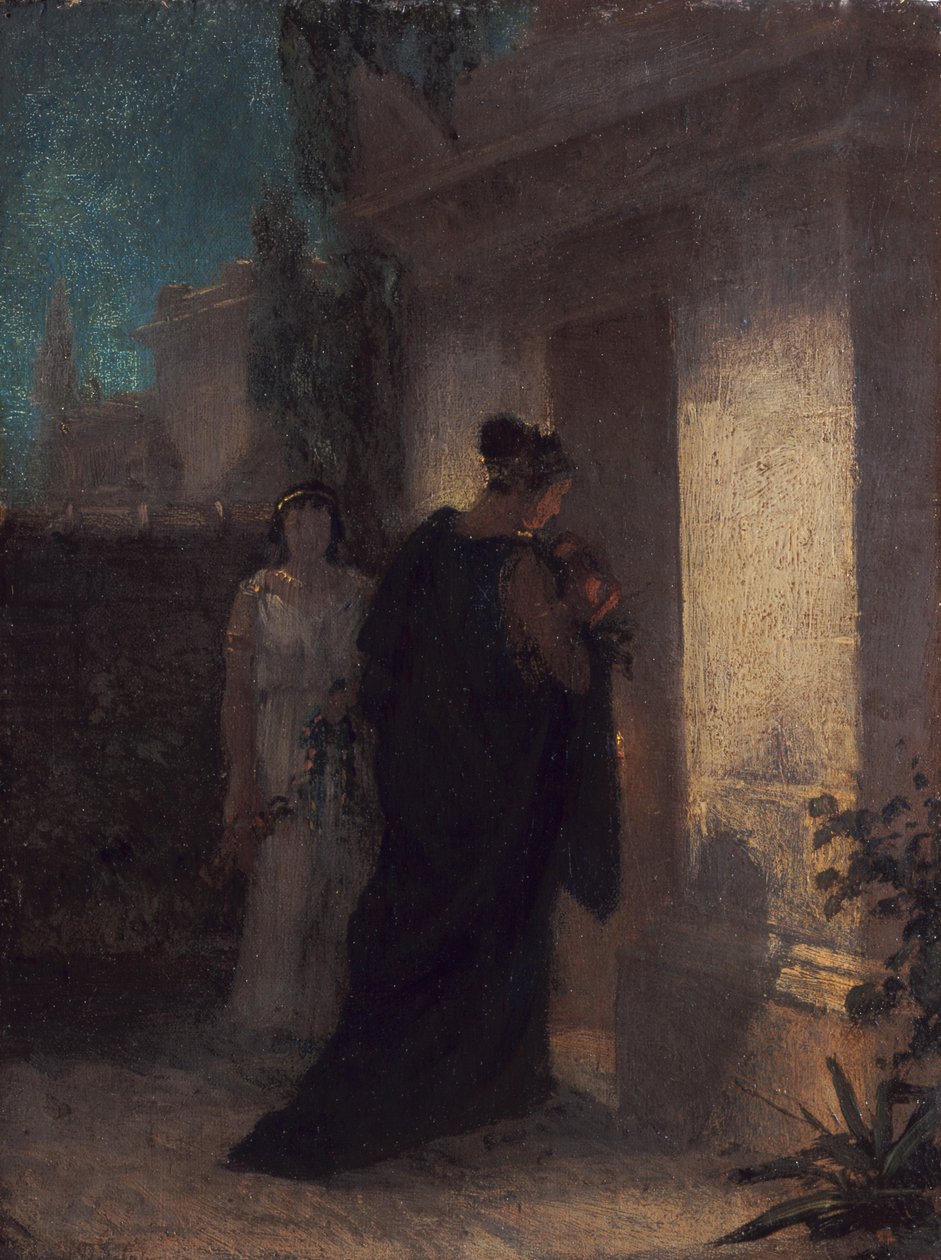 Femme en deuil (Antigone) - Anselm Feuerbach