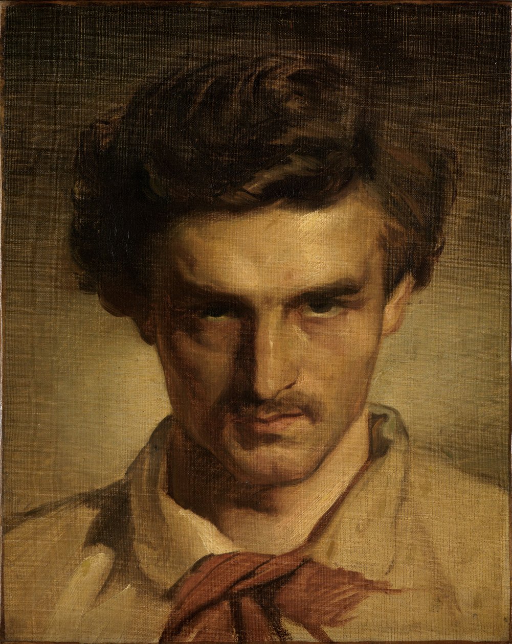 Autoportrait de jeunesse - Anselm Feuerbach