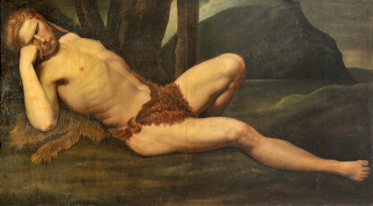 Un homme au repos - Anselm Feuerbach