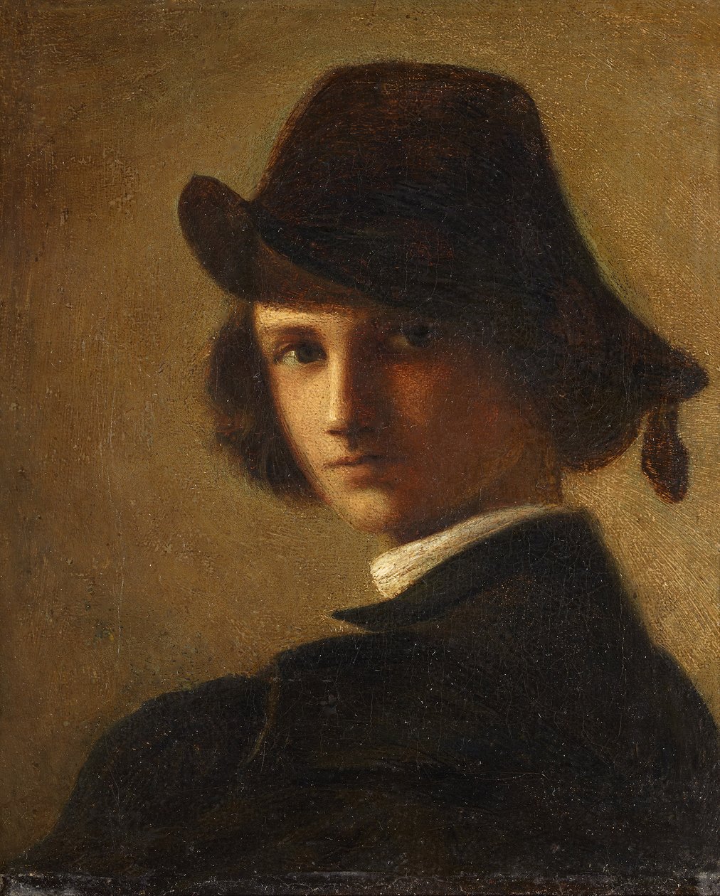 Autoportrait enfant - Anselm Feuerbach