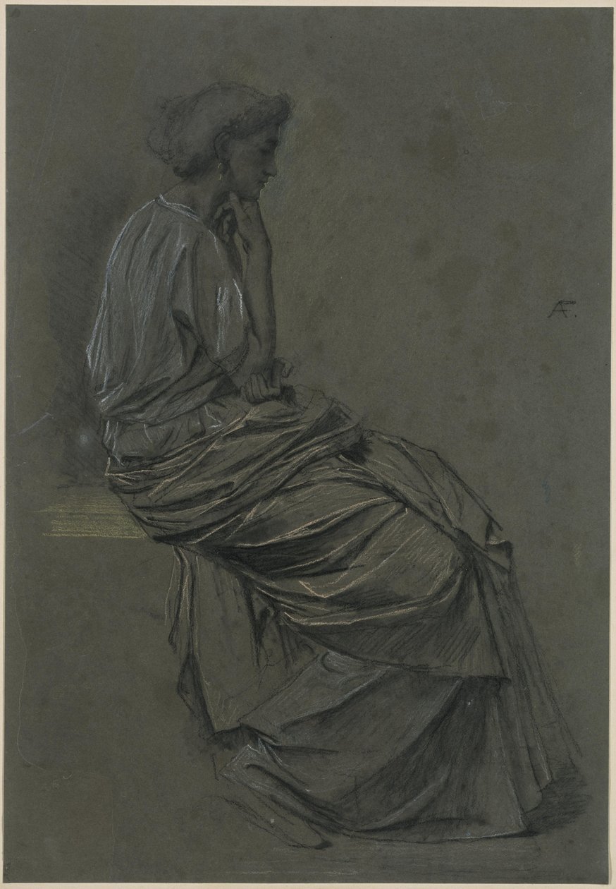 Femme assise - Anselm Feuerbach