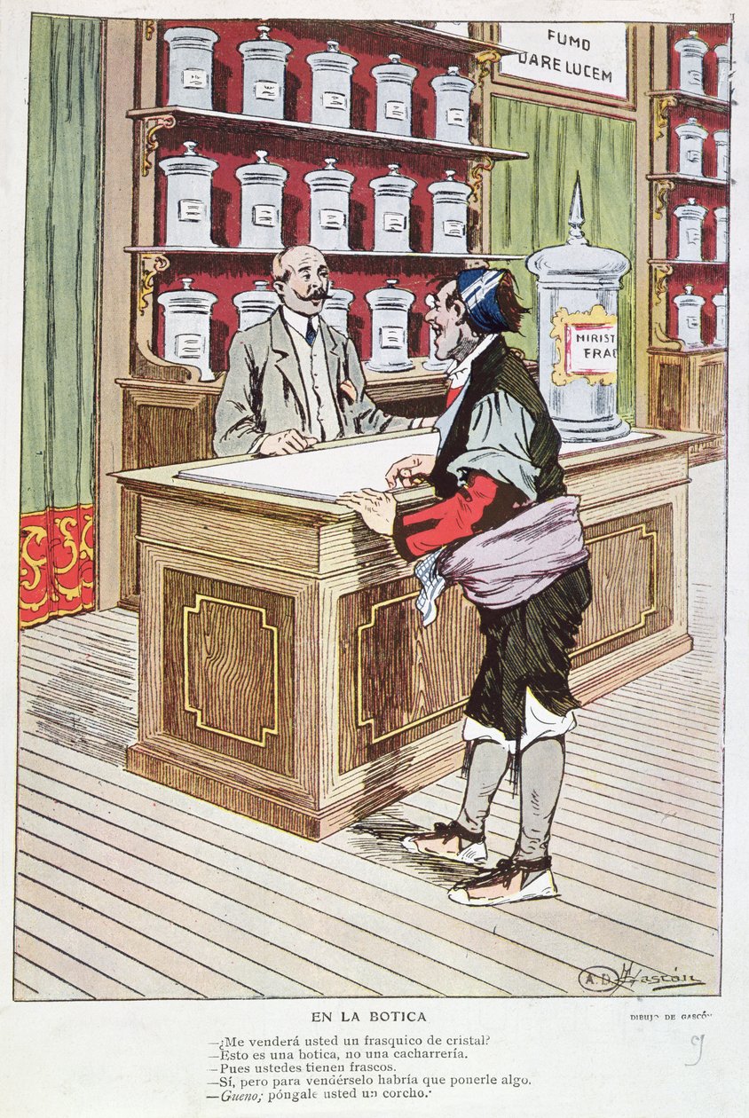 Pharmacie espagnole - Anselmo Gascon de Gotor