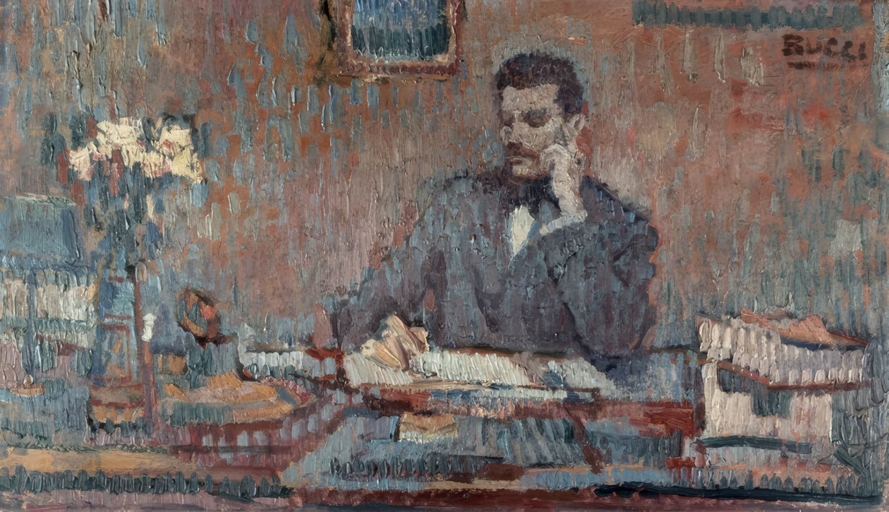 PORTRAIT DE PUCCINI - Anselmo Bucci