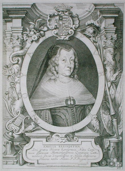 Amalie Elisabeth de Hanau-Münzenberg (1602-51) de 
