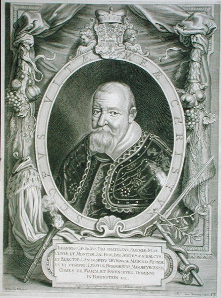 Jean Georges I (1585-1656) Électeur de Saxe, de 