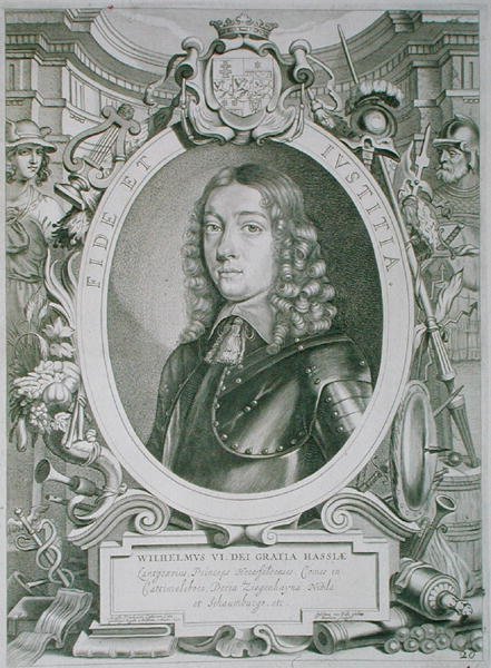 Guillaume VI (1629-63) Landgrave de Hesse-Cassel, de 