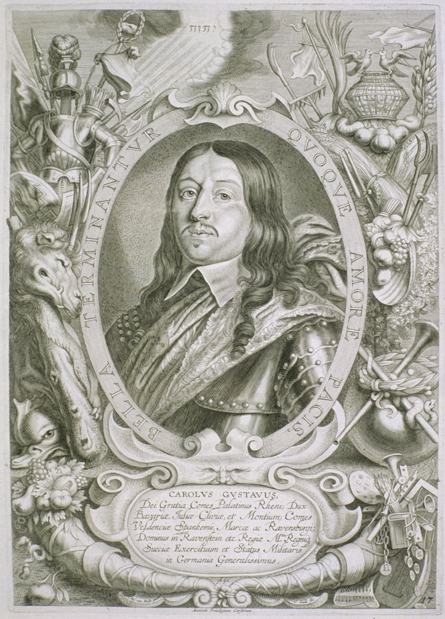 Karl X Gustav (1622-60) Roi de Suède, de 