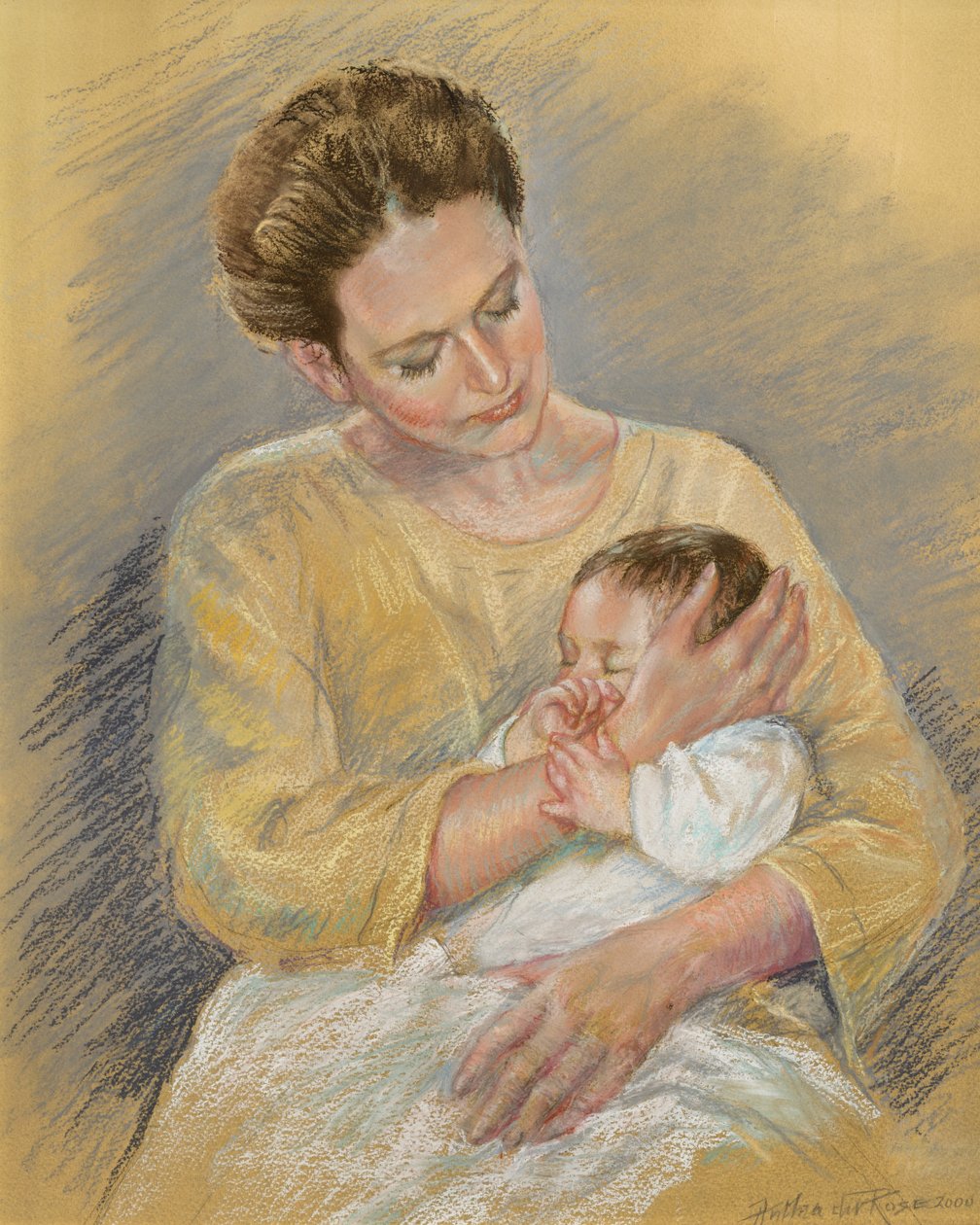 Vanessa Macdonald-Haig avec son petit-fils Toby - Anthea Durose