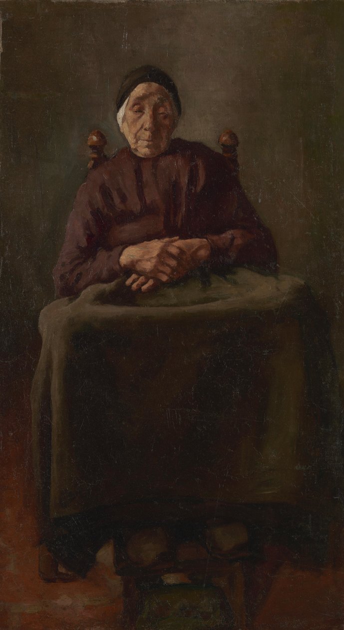 Vieille femme de Drenthe - Anthon van Rappard