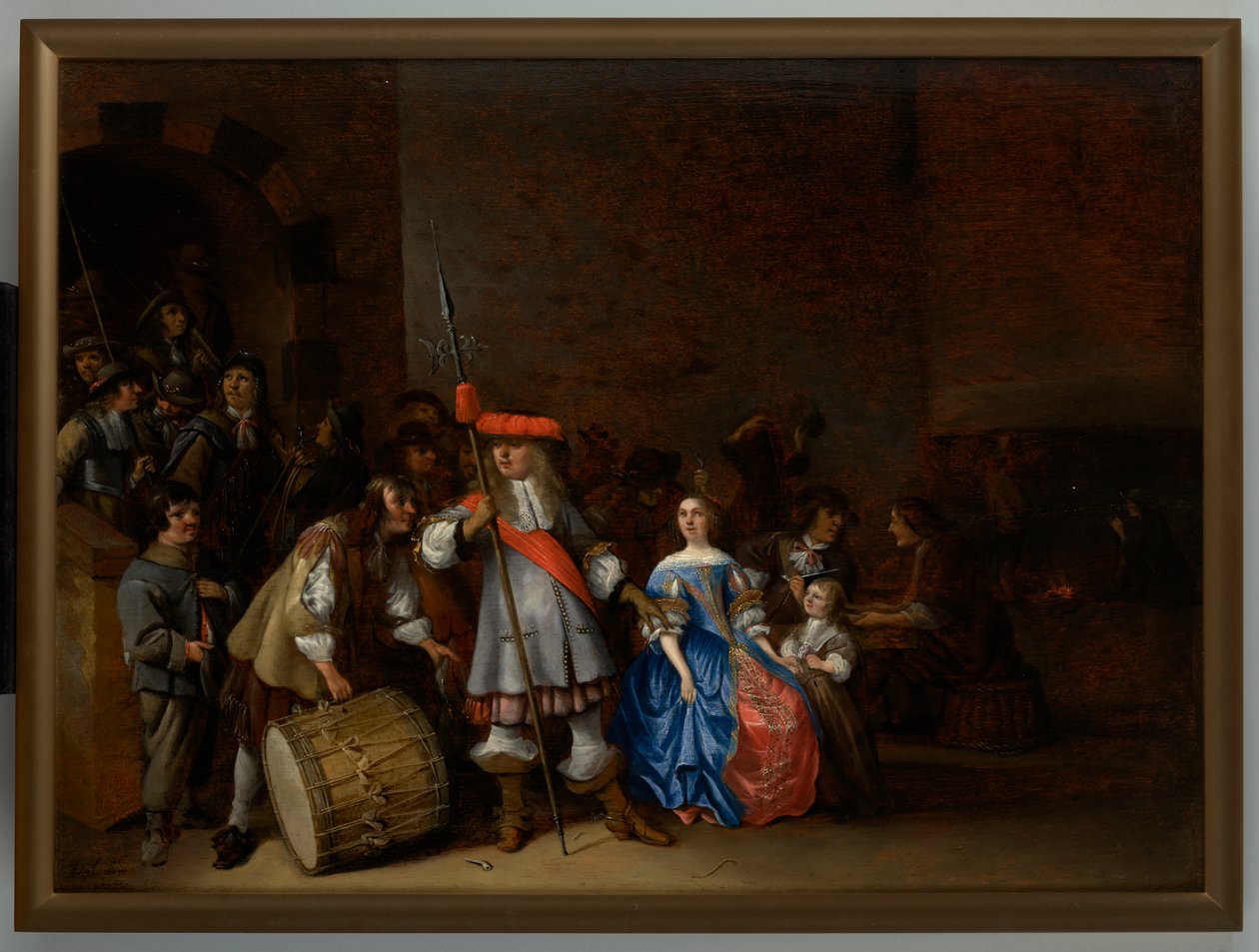 Scène de salle de garde - Anthonie (1601 73) Palamedesz