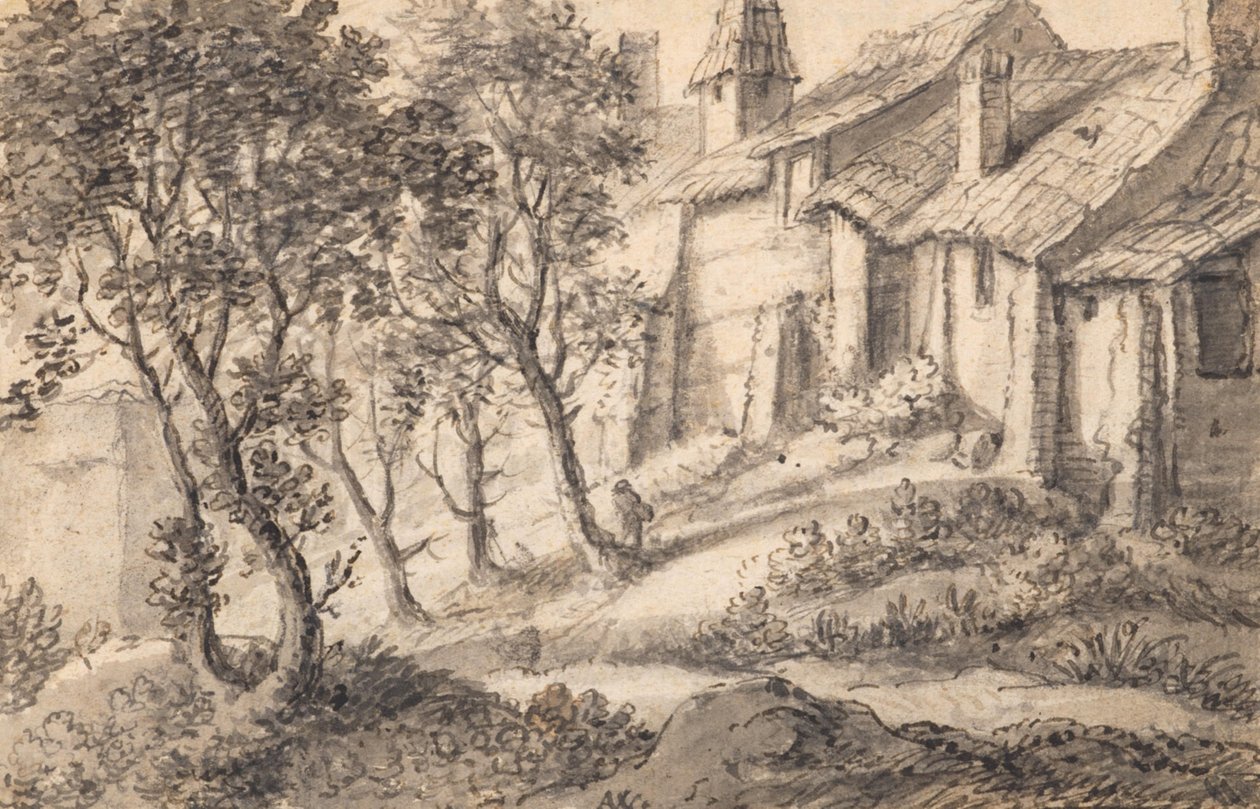 Les remparts de Hambourg - Anthonie Waterloo