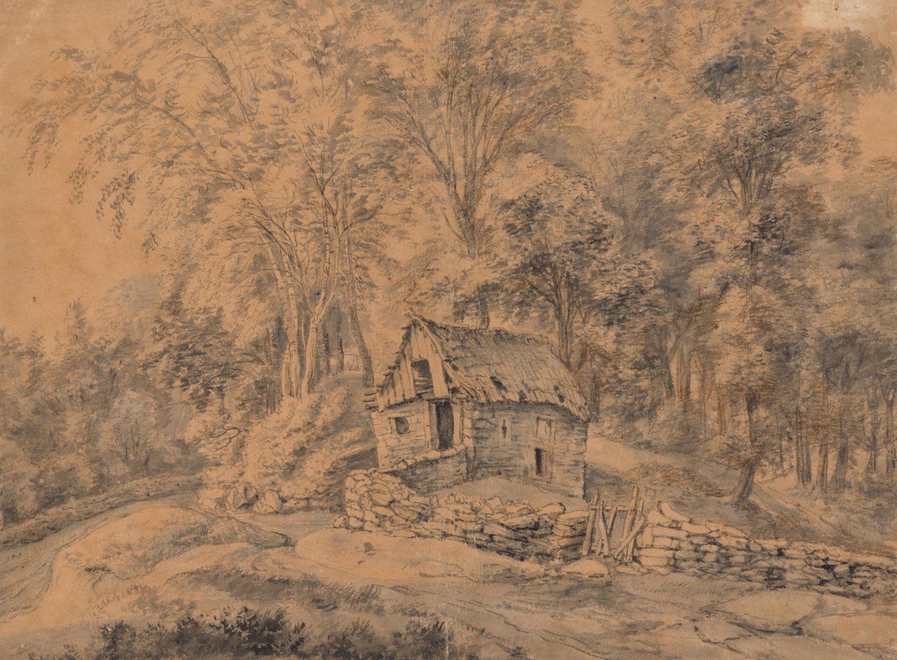 Une cabane dans la forêt - Anthonie Waterloo