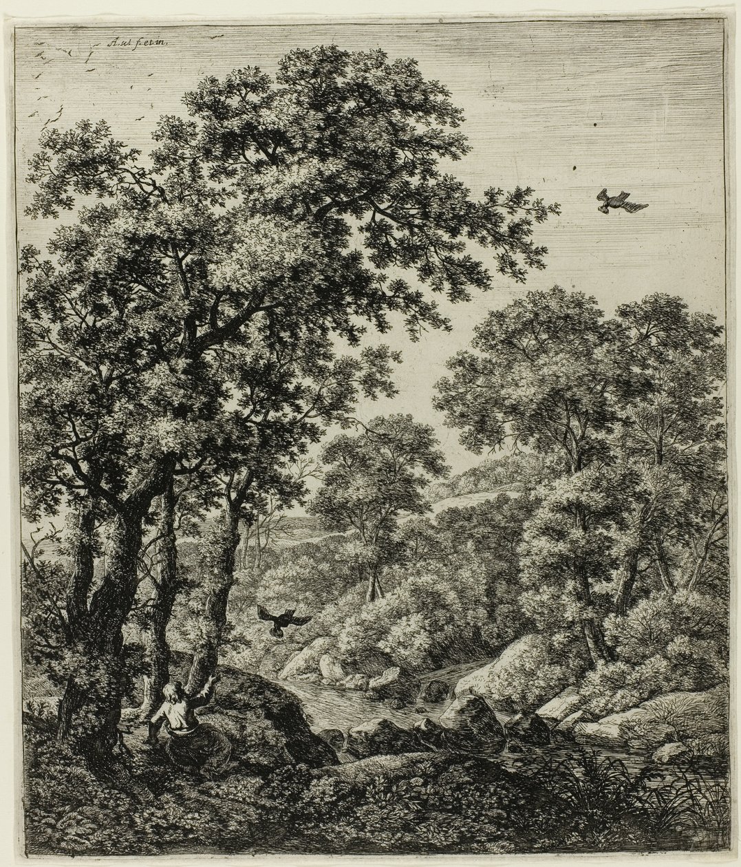 Elias dans le désert, extrait de Six paysages de l