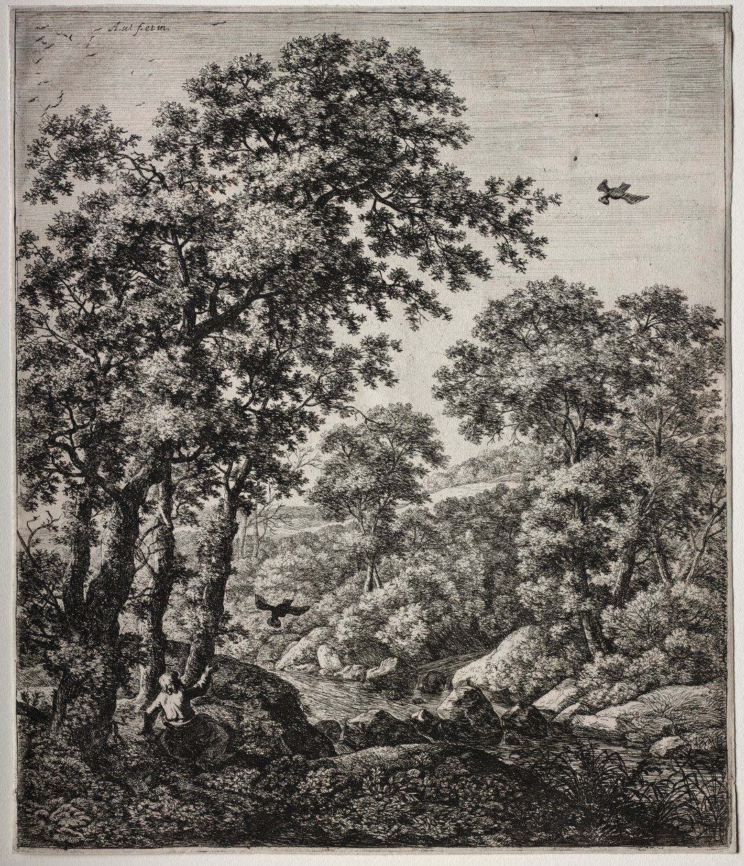 Élie nourri par les corbeaux - Anthonie Waterloo