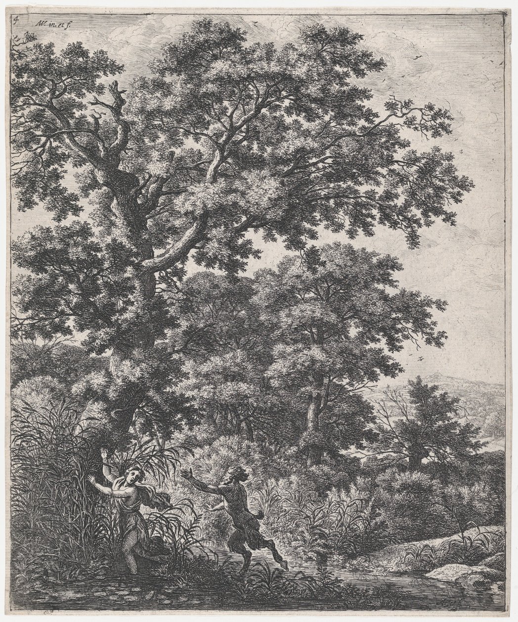 Paysage avec Pan et Syrinx - Anthonie Waterloo