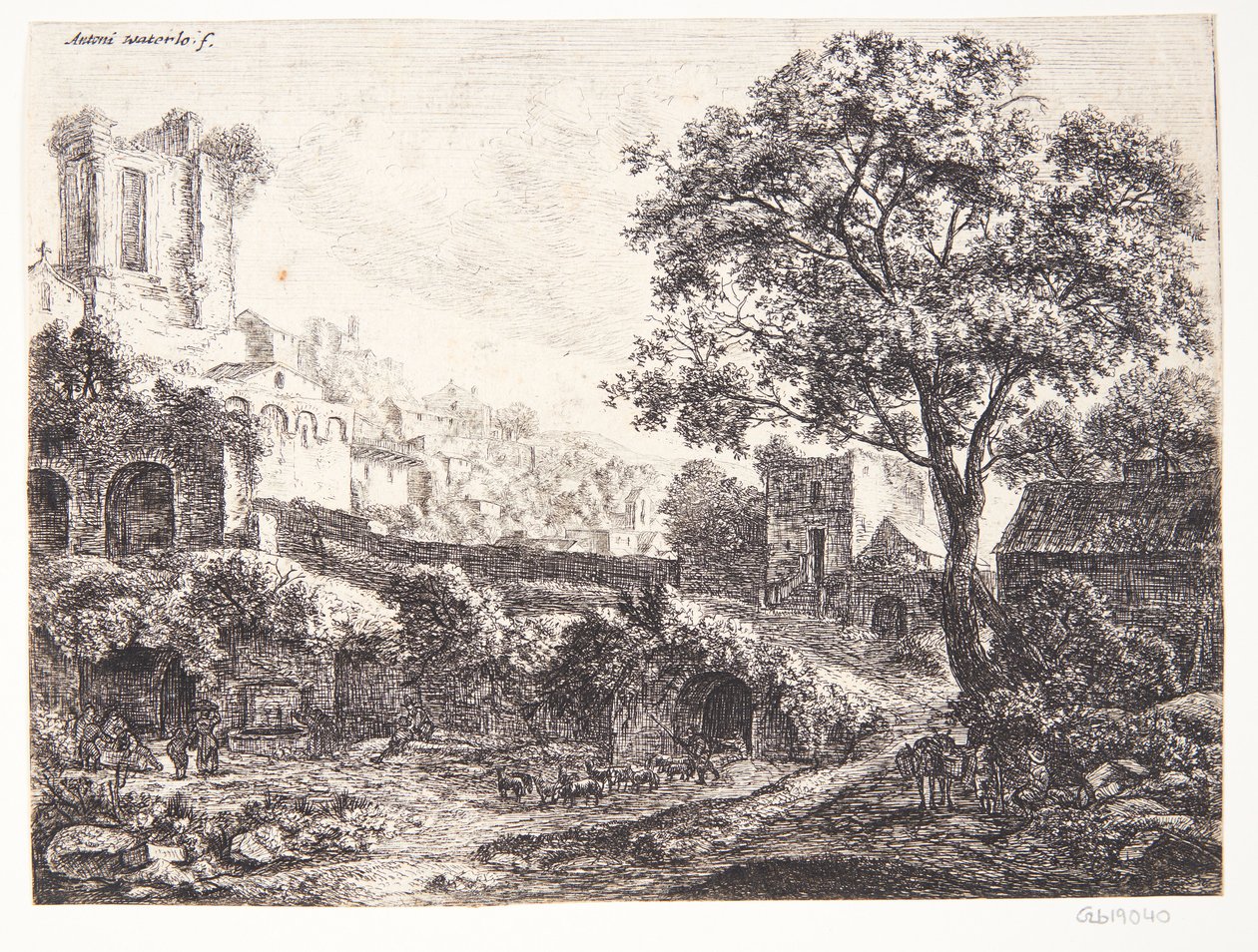 Ruines à la périphérie d