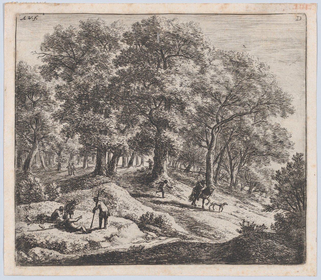 Les Chasseurs - Anthonie Waterloo