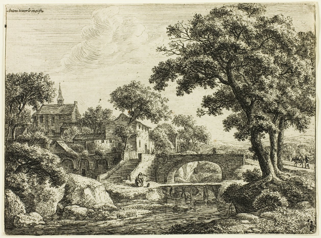 Les Deux Ponts - Anthonie Waterloo