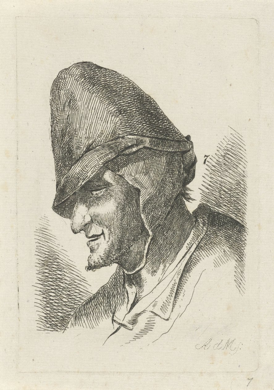 Homme avec un chapeau haut - Anthonie Willem Hendrik Nolthenius de Man