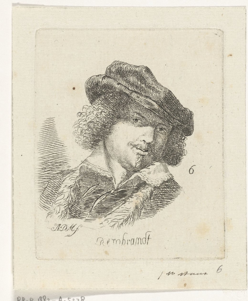 Portrait de Rembrandt - Anthonie Willem Hendrik Nolthenius de Man