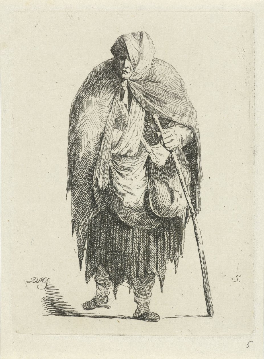 Femme en haillons - Anthonie Willem Hendrik Nolthenius de Man