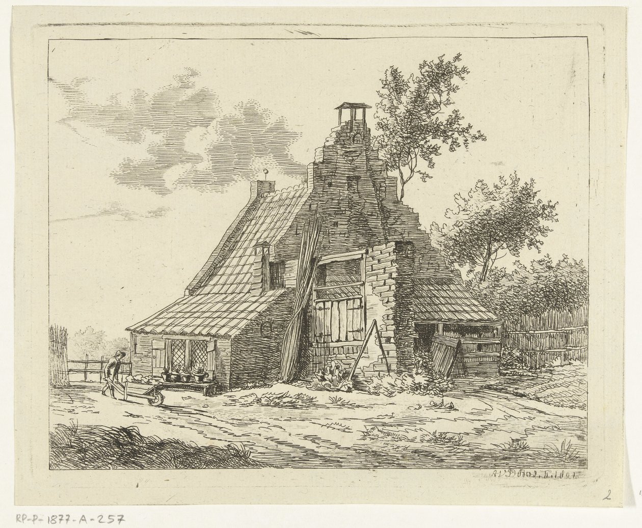 Ruine de la maison Snaatburg à Maarssen - Anthonie van den Bos