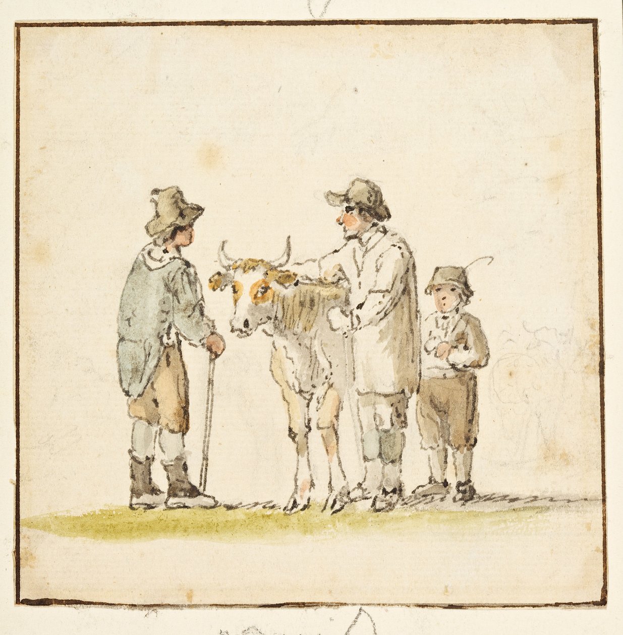Étude de figures rustiques - Anthony Devis