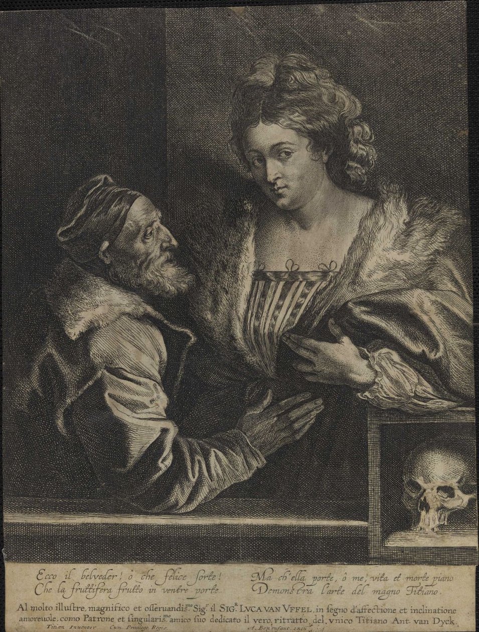 Titien et sa maîtresse - Anthony van Dyck