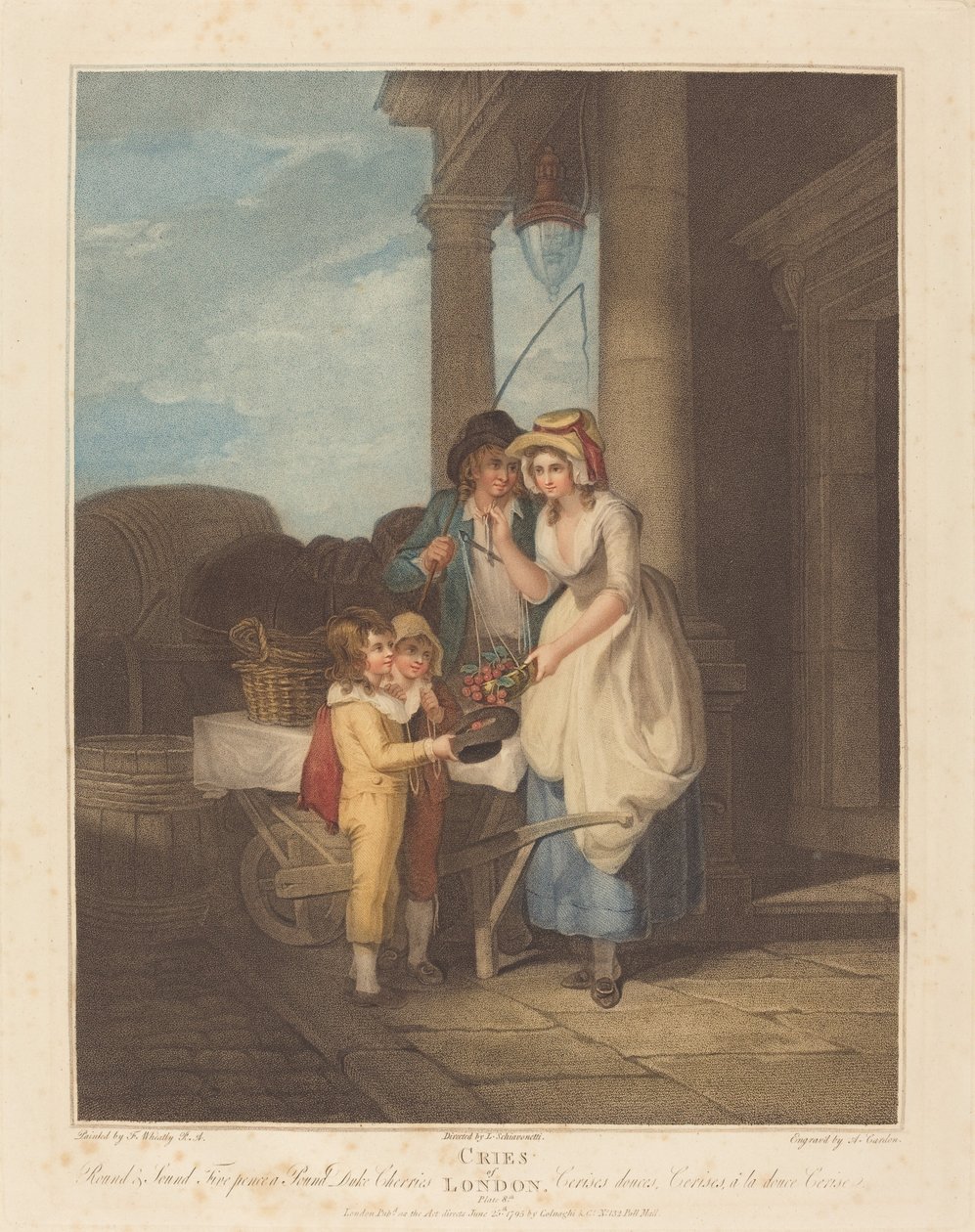 Rond et Sonore, Cinq Sous la Livre, Cerises Duc - Anthony Cardon after Francis Wheatley