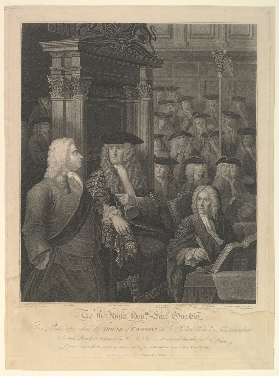 Chambre des communes - Administration de Sir Robert Walpole, 1er novembre 1803 - Anthony Fogg