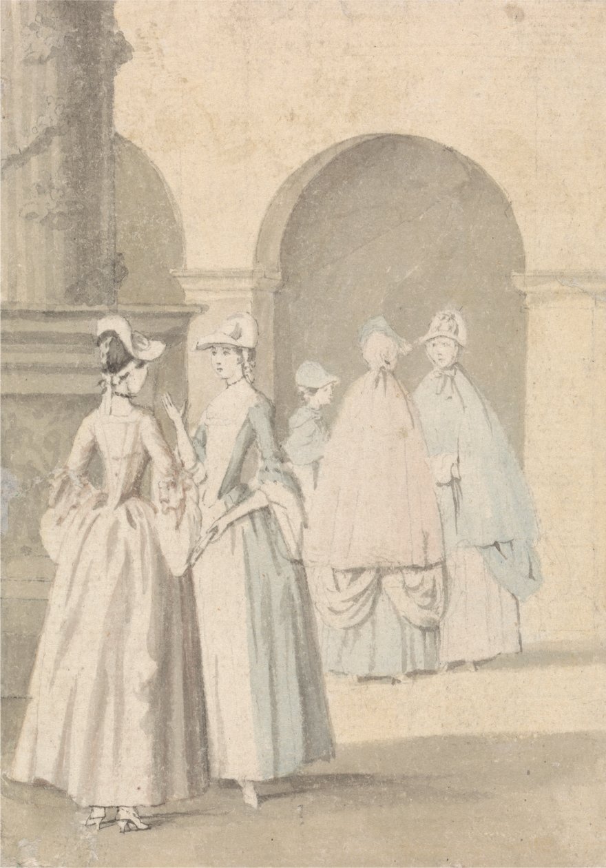 Dames à côté d