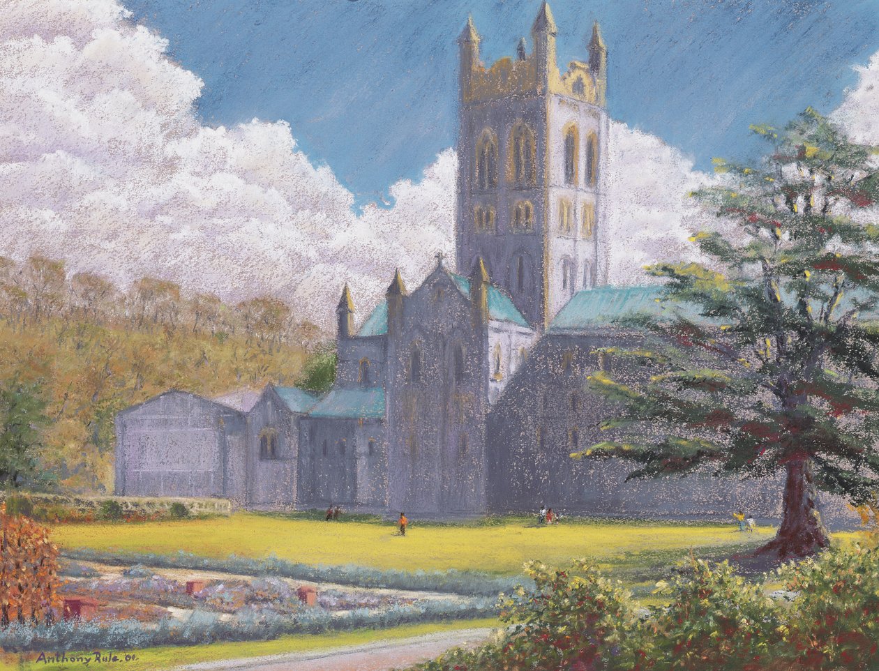 Début du printemps, Abbaye de Buckfast, 2001 - Anthony Rule