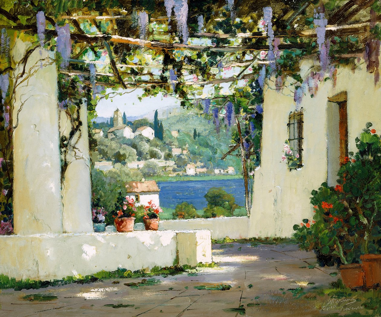 Patio méditerranéen - Anthony Thieme