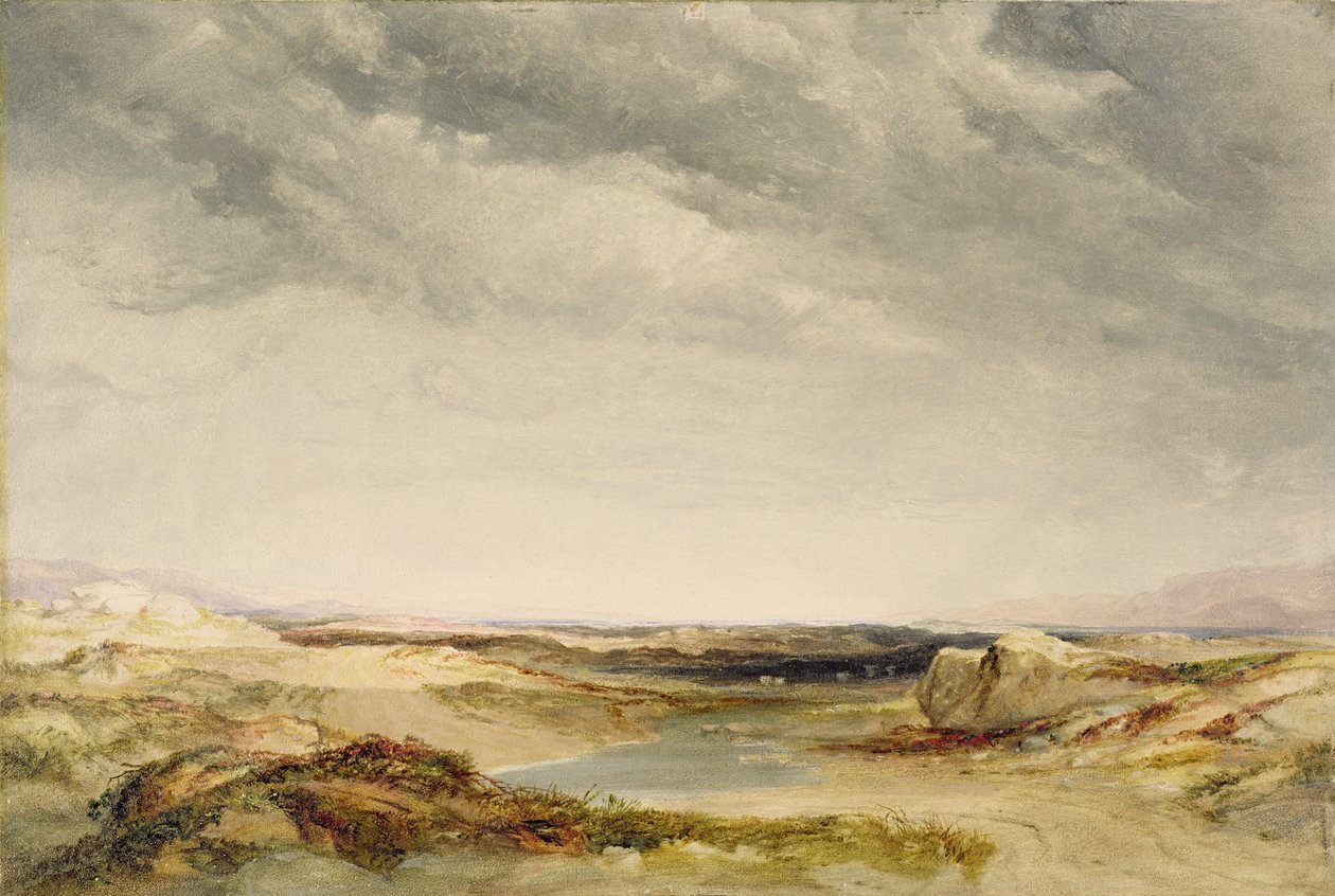 Une lande près de la côte - Anthony Vandyke Copley Fielding