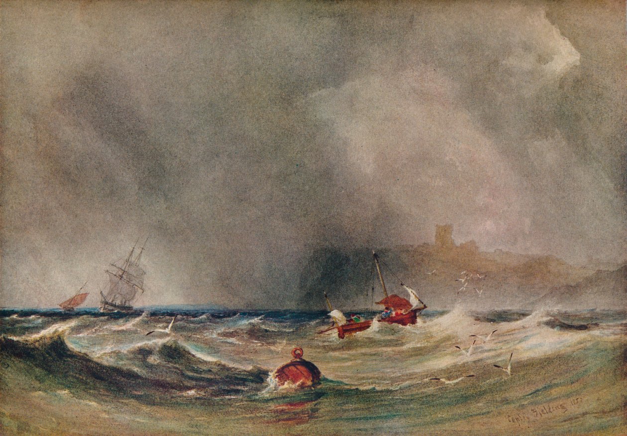 Tempête au large de Whitby, 1851, 1930 - Anthony Vandyke Copley Fielding